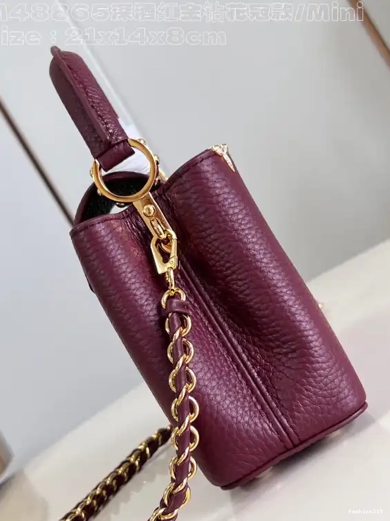 VUITTON LOUIS CAPUCINES MINI-21*14*8CM 0426